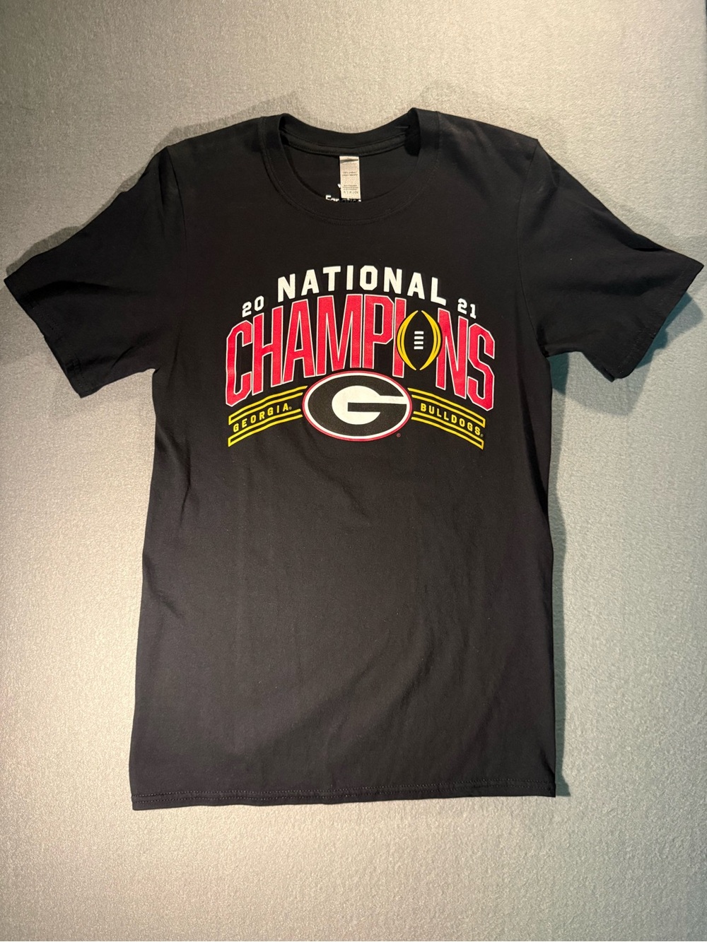 Fanatics Black Georgia Bulldogs 2021 National Champions T-Shirt
